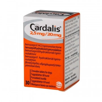 Cardalis 2.5 mg/20 mg 1 tablete