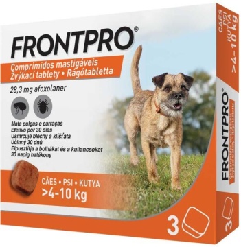 FRONTPRO M 28mg 4-10kg 3 tablete deparazitare ptentru câini