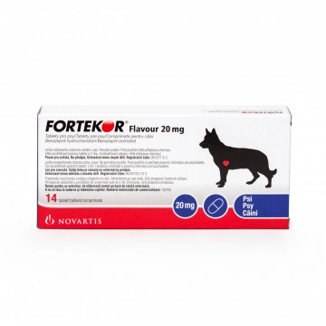 Fortekor 20 mg, cutie cu14 tablete