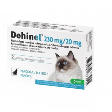 Dehinel Cat 230 mg / 20mg, 2 comprimate