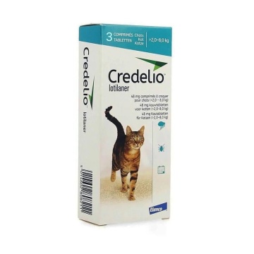 Credelio 48 mg 2-8 kg 3 tablete