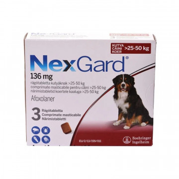 NexGard XL (25 - 50 kg), 1 comprimat