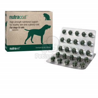 Nutravet Nutracoat pentru câini și pisici 45 capsule