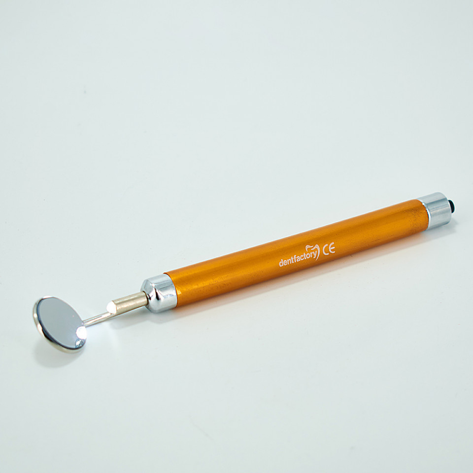 Oglinda dentara cu led si maner metalic - imagine 3