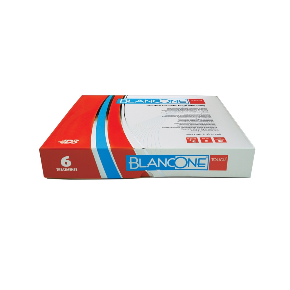 BlancOne® TOUCH+ Single HP6% albire dentara in cabinet 6 seringi x3 aplicari nHAP 0,75% & Vitamin Booster - imagine 2