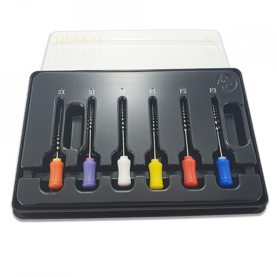 6 ace manuale Niti Super Files 31 mm SX - F3 (tip Protaper) - imagine 2