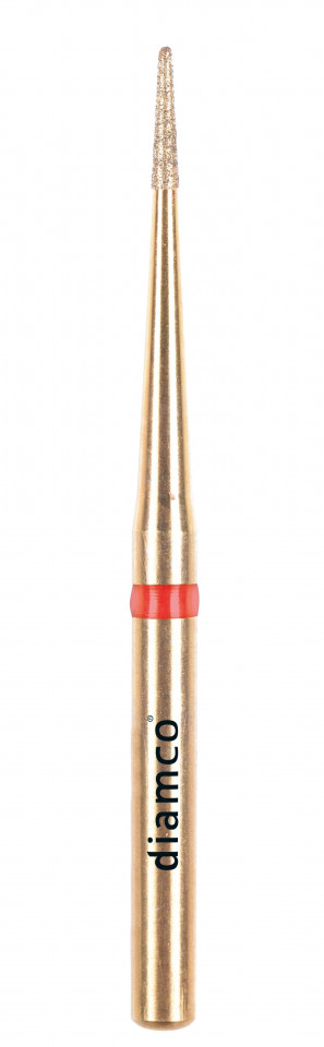 Set 5+1 Freze diamantate fine pentru finisare, aliaj rodium-platina - C58F - imagine 2