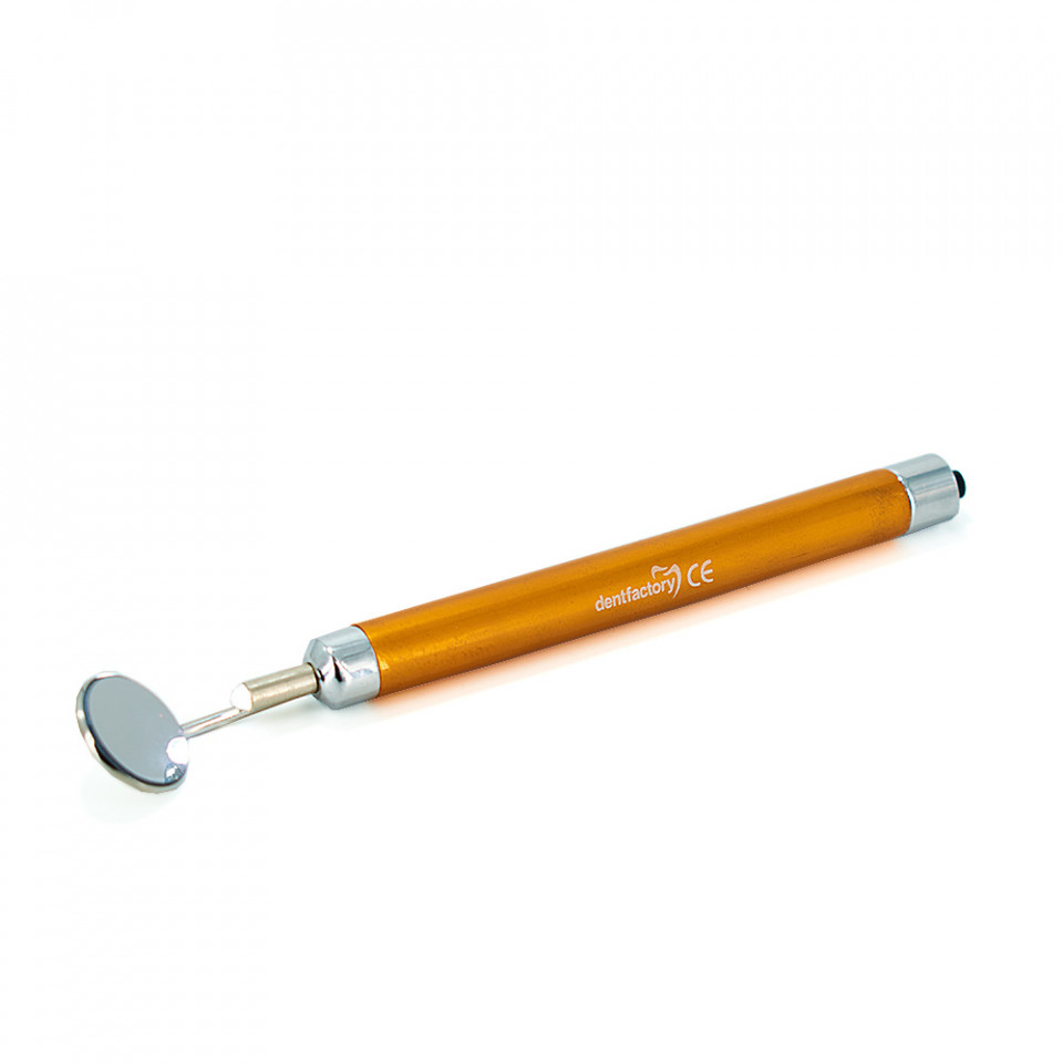 Oglinda dentara cu led si maner metalic - imagine 2