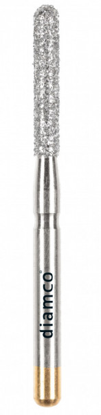 Set 5+1 Freze cilindrice cu capul rotunjit diamantate aliaj rodium-platina - S36A