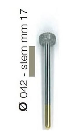 Set 5+1 Freze diamantate tip disc aliaj rodium-platina - S31
