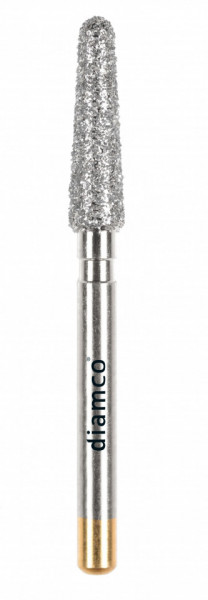 Set 5+1 Freze diamantate conice cu varful rotunjit aliaj rodium-platina S64