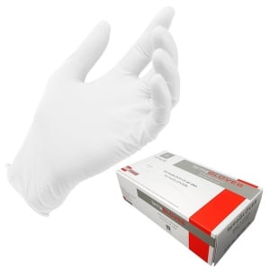 Mănuși de examinare din latex Farmagloves, ușor pudrate, 100 bucăți - Img 2