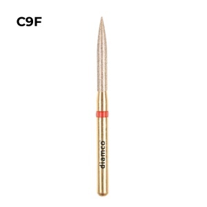 Set 5+1 Freze diamantate fine pentru finisare, aliaj rodium-platina - C9F