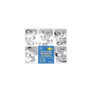 Kit 16 matrici metal conturate cu clema premolar 3.5mm TorVM