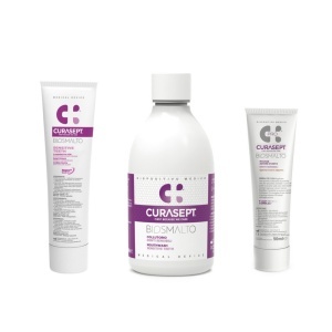 Pachet desensibilizare dentară Curasept Biosmalto Sensitive Teeth