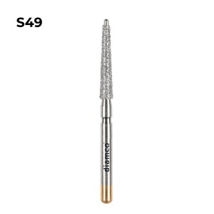 Set 5+1 Freze cilindrice con invers rotunjit diamantate aliaj rodium-platina - S49