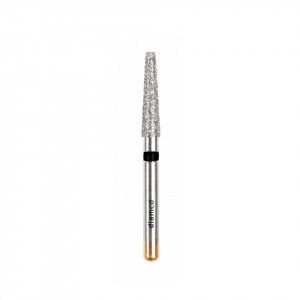 Set 5+1 Freze diamantate conice cu varful plat aliaj rodium-platina - S11 - Img 2