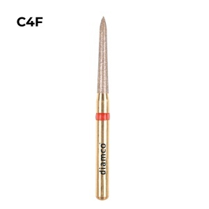 Set 5+1 Freze diamantate fine pentru finisare, aliaj rodium-platina - C4F