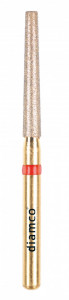 Set 5+1 Freze diamantate fine pentru finisare, aliaj rodium-platina - C12F - Img 2