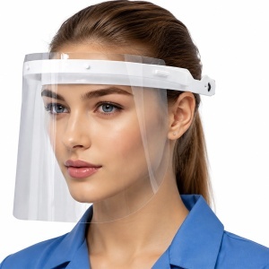 Viziera pentru protectie faciala Cotisen 28x19 cm, o rama reutilizabila plus ecrane