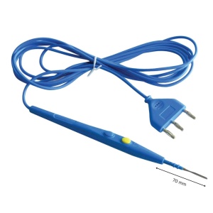 Electrocauter PRIMA - Bisturiu electric chirurgical, taiere & cauterizare, 2 butoane, cablu 3m, lama 70mm