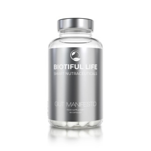 Gut Manifesto, supliment alimentar cu probiotice și MCT Oil, 60 capsule