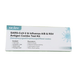 Test rapid antigen combinat 4 în 1 Sejoy pentru COVID-19, gripă A+B și RSV, uz profesional