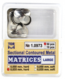 Matrici metalice sectionale 0.035mm cu bordura - 50 bucati TorVM