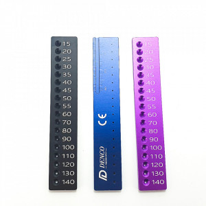 Rigla endodontica din aluminiu, Denco - Img 4