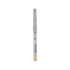 Set 5+1 Freze diamantate conice cu varful plat aliaj rodium-platina - S13 - Img 2