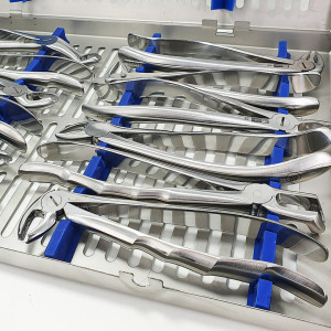 Set 12 clesti extractie plus cutie de sterilizare - Img 2
