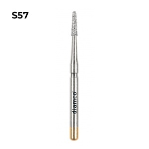 Set 5+1 Freze cilindrice forma Fissure diamantate aliaj rodium-platina - S57