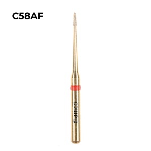Set 5+1 Freze diamantate fine pentru finisare, aliaj rodium-platina - C58AF
