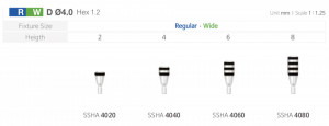 Bont Angulat Cimentabil Non-HEX [Cemented Angled Abutment Non-HEX] Dio - Img 2