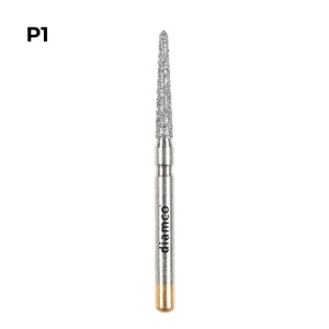 Set 5+1 Freze diamantate cu sanfren subgingival, aliaj rodium-platina - P1