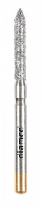 Set 5+1 Freze diamantate cu varf conic 50° aliaj rodium-platina - S20 - Img 2