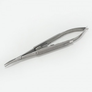 Portac Castroviejo, pentru acele de sutura, curb 14cm BSF2777