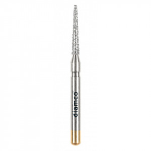 Set 5+1 Freze cilindrice forma Fissure diamantate aliaj rodium-platina - S40 - Img 2