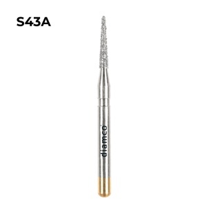 Set 5+1 Freze cilindrice forma Fissure diamantate aliaj rodium-platina - S43A