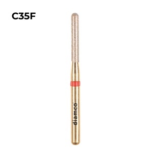 Set 5+1 Freze diamantate fine pentru finisare, aliaj rodium-platina - C35F