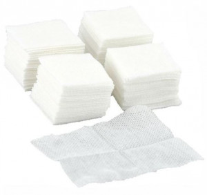 Comprese sterile, 5 x 5cm, 4 pliuri - 100 buc