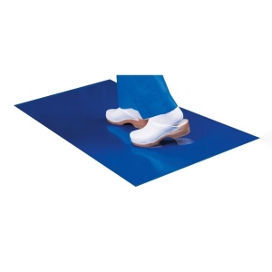 Set 4 covorașe antibacteriene pentru decontaminare, 60 x 115 cm, 30 foi, Sogeva