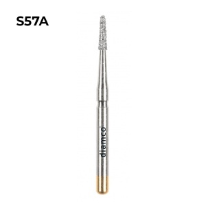 Set 5+1 Freze cilindrice forma Fissure diamantate aliaj rodium-platina - S57A