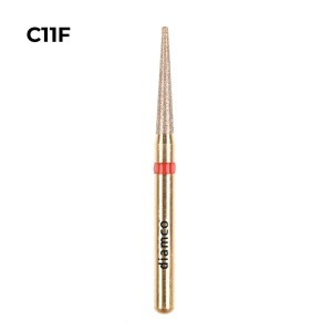 Set 5+1 Freze diamantate fine pentru finisare, aliaj rodium-platina - C11F