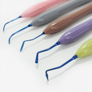 Kit Instrumente modelare compozit din titan cu partea activa albastra - Img 3
