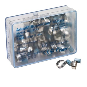 Matrici metalice Supercap 0.030/5.0 mm albastre 50 bucati Kerr