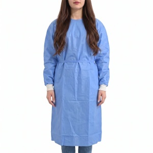 Set 10 halate medicale nesterile albastre 40 gsm