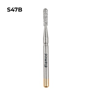 Set 5+1 Freze cilindrice con invers rotunjit diamantate aliaj rodium-platina - S47B
