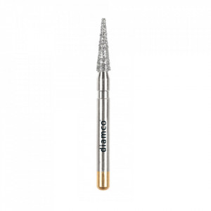 Set 5+1 Freze cilindrice forma Fissure diamantate aliaj rodium-platina - S43 - Img 2