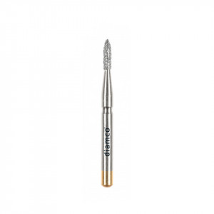 Set 5+1 Freze diamantate cilindrica cu varful plat aliaj rodium-platina - S18
